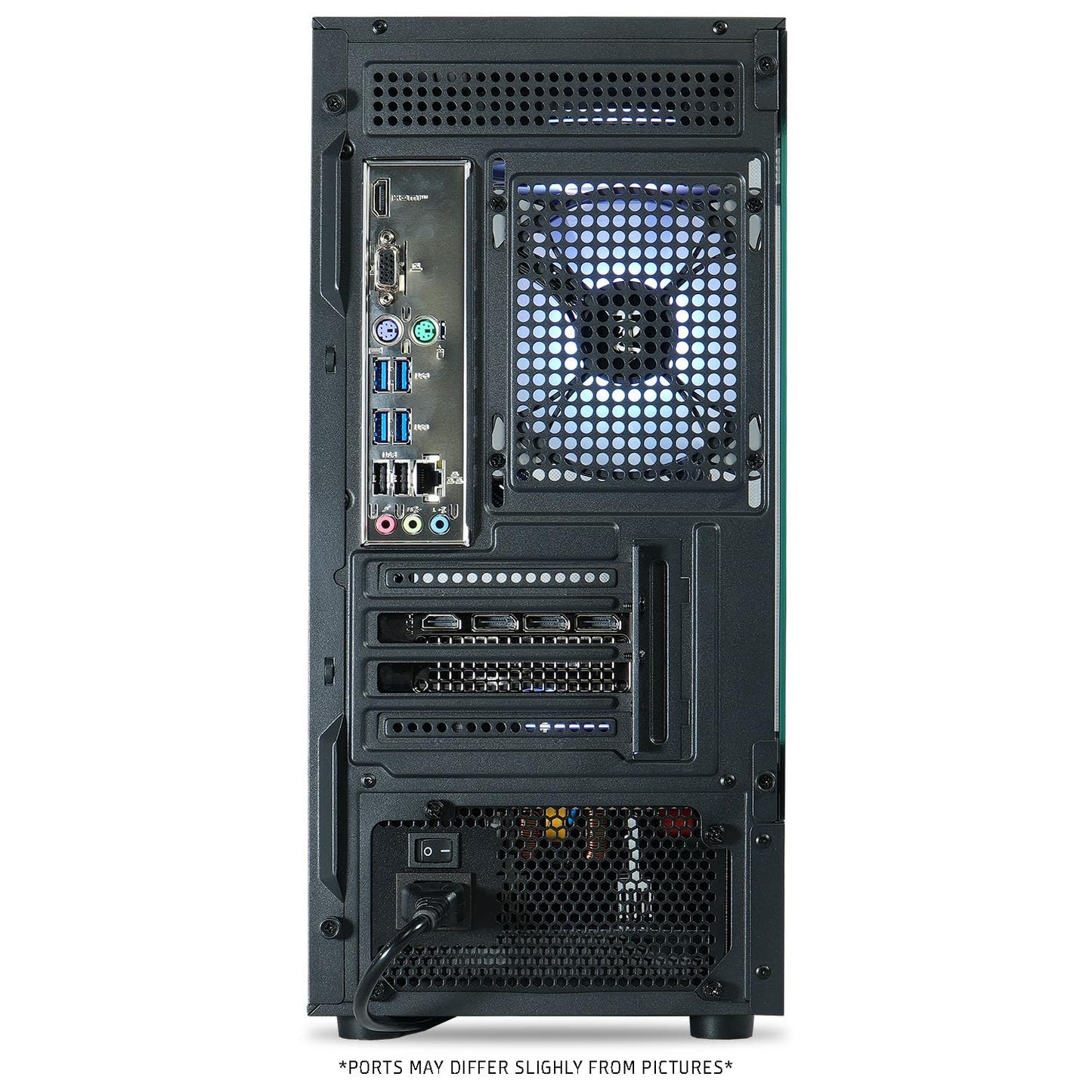 ViprTech Reaper 2.0 Liquid-Cooled PC - AMD Ryzen 7 8700F (5.0Ghz Turbo), GeForce RTX 5060 Ti 16GB, 16GB DDR5, 1TB SSD, Gold Rated PSU, VR-Ready, WiFi, BT, Win 11, Gaming Desktop Computer, Black