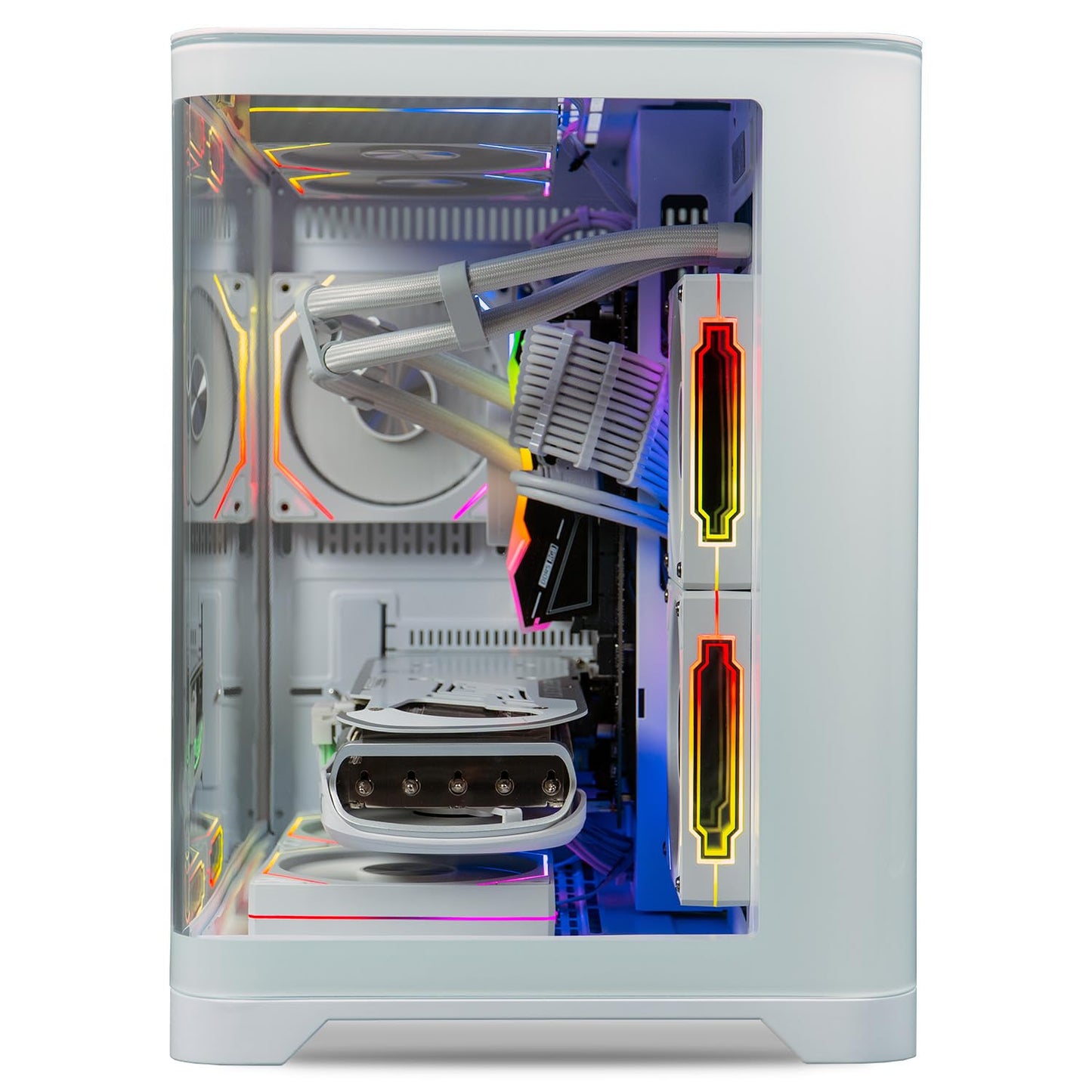 ViprTech Reaper 2.0 Liquid-Cooled PC - AMD Ryzen 7 8700F (5.0Ghz Turbo), GeForce RTX 5060 Ti 16GB, 16GB DDR5, 1TB SSD, Gold Rated PSU, VR-Ready, WiFi, BT, Win 11, Gaming Desktop Computer, Black